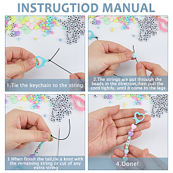 DIY Schlüsselbund machen Kits&nbsp;DIY-HS0002-09