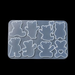 Bär DIY Anhänger Silhouette Silikonformen&nbsp;SIL-F010-02