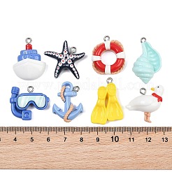Pendentifs en résine opaque&nbsp;RE-CBA5D24-09