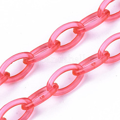 Chaînes de câble en plastique ABS transparent faites à la main&nbsp;KY-S166-001E