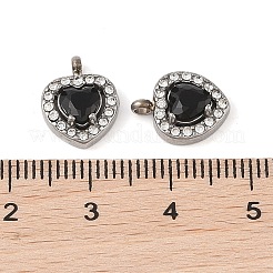Pendentifs en acier inoxydable 304 avec zircone cubique&nbsp;STAS-A076-02P-04