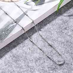 Collane a catena in acciaio inossidabile 304 anti-ossidazione&nbsp;NJEW-JN03169-04