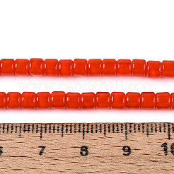 Opake Volltonglasperlenstränge&nbsp;LS-GLAA-N065-4x4mm-C04