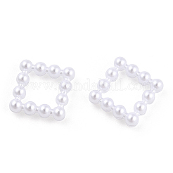 ABS Kunststoff Imitation Perle Verbindungsringe&nbsp;OACR-T015-08-01
