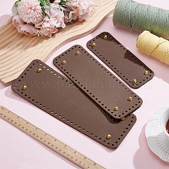 3 Stück Taschenboden aus Kunstleder&nbsp;DIY-WH0816-166A-G