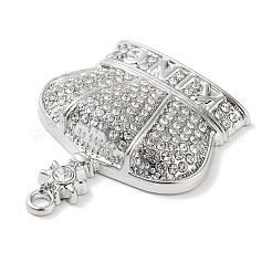 Legierung rhinestone-anhänger&nbsp;ALRI-S001-11P
