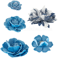 10 Stück 5 Stile Polyester Ornament Zubehör&nbsp;DIY-CY0003-20B