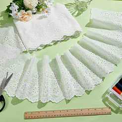 Garniture en dentelle de fleurs brodées en coton&nbsp;OCOR-MA0001-30