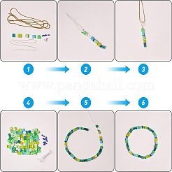 240 pièce de perles de rocaille en verre à 8 trous&nbsp;SEED-NB0001-23