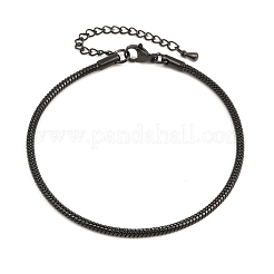 Bracelets à chaîne serpent en acier inoxydable 304 pour femmes&nbsp;BJEW-H643-01EB
