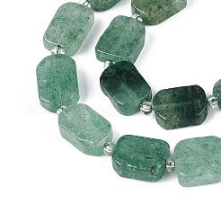 Natürliche grüne Erdbeere Quarzperlen Stränge&nbsp;G-T138-26A-10