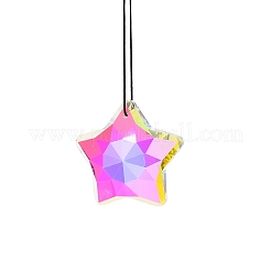 Attrape-soleil en verre étoilé&nbsp;HJEW-Z009-01A-02