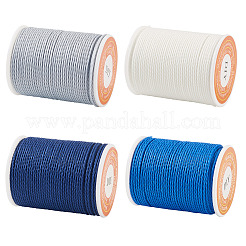 4 rouleau de cordon rond en polyester ciré 4 couleurs&nbsp;YC-TA0001-21B
