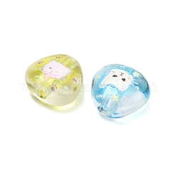 Bedruckte transparente Acrylperlen&nbsp;AC-CBA36B6-02