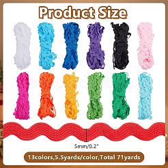 65 m 13 Farben Polyester-Wellenband&nbsp;OCOR-AR0001-94