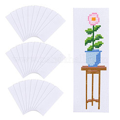 30 marque-page en coton Aida pour la réalisation de points de croix&nbsp;AJEW-GL0002-99B