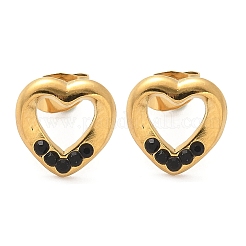 Boucles d'oreilles à tige en acier inoxydable 304&nbsp;EJEW-F361-04G