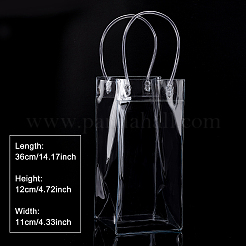 Transparente PVC-Plastiktüte zum Valentinstag mit Griff&nbsp;ABAG-BC0001-20