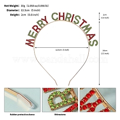 Haarbänder aus weihnachtlichem Strass für Frauen und Mädchen&nbsp;PW-WG47751-01