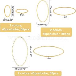 Anillos de enlace de latón&nbsp;KK-OC0001-12