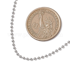 Collares de cadena de bolas de acero inoxidable 304 de 2 mm&nbsp;NJEW-JN05800
