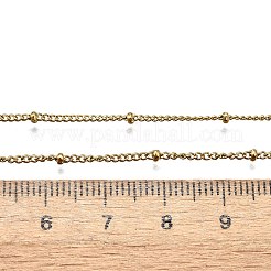 Tobilleras de cadena de eslabones de acero inoxidable 304 con revestimiento iónico (IP)&nbsp;LS-AJEW-P069-05G