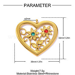 Strassanhänger aus Edelstahl 304&nbsp;STAS-OY016-56G