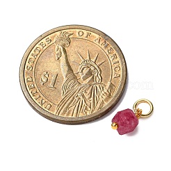 Natürlicher bunter Turmalin facettierter Tischschliff-Würfel-Charm&nbsp;X-PALLOY-JF04482-01