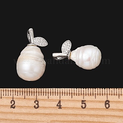 Natürliche Barockperle Keshi Perle Anhänger&nbsp;PALLOY-TA00413