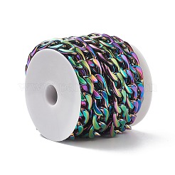 Catene a maglie cubane in acciaio inossidabile 304 con placcatura sotto vuoto in PVD&nbsp;STAS-B020-07M