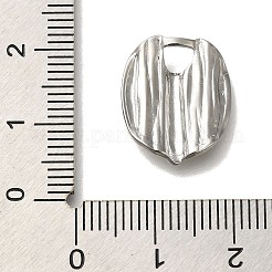 Anlaufgeschützte Anhänger aus 304 Edelstahl&nbsp;LS-STAS-U031-06P
