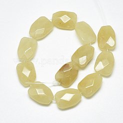 Topaz natural jade perlas hebras&nbsp;G-T122-01J