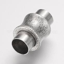 Fermoirs magnétiques en acier inoxydable 304 avec emembouts collées&nbsp;STAS-F124-04AS01
