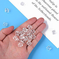Perles en acrylique transparente&nbsp;MACR-S373-132-B01