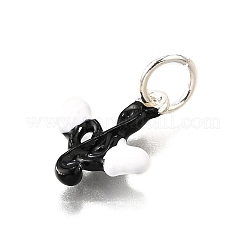 Pendentifs d'émail en alliage&nbsp;ENAM-D303-04P-01
