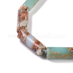 Synthetische Aqua Terra Jaspis Perlen Stränge&nbsp;G-P529-A01-01