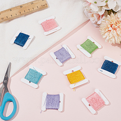 24 filo da ricamo in poliestere a 6 colori&nbsp;DIY-CY0003-59