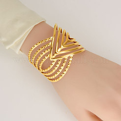 Brazaletes de acero inoxidable 304 para mujer&nbsp;CO0249-2