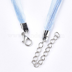 Fabrication de colliers avec cordon en cire et organza&nbsp;NCOR-T002-168