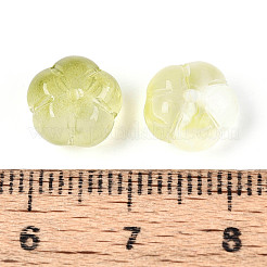 Perline di fiori di vetro trasparente&nbsp;GLAA-T030-04B
