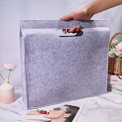 Insert organisateur de sac à main en feutre rectangle&nbsp;DIY-WH0899-816A