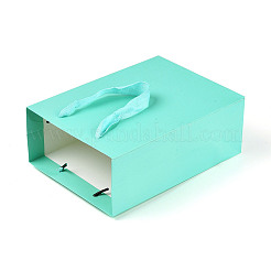 10 Stück Geschenk-Einkaufstüten-Set aus Kraftpapier in 5 Größen&nbsp;AJEW-T013-10C
