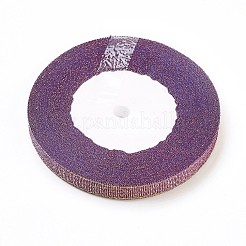 Ruban d'organza polyester&nbsp;ORIB-WH0003-01