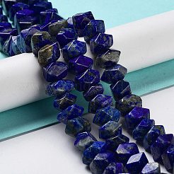 Natürlicher Lapislazuli Perlenstränge&nbsp;G-D091-A24