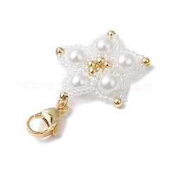 Decorazioni pendenti con perline di semi di vetro&nbsp;HJEW-MZ00170-02
