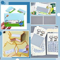 50 Stück Passwort-Aufkleber mit papierbeschichteter Rubbelfolie&nbsp;DIY-WH0128-30C