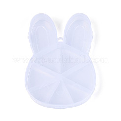 Osterhase 9-teilige Aufbewahrungsbox aus Kunststoff mit Klappdeckel für Perlen&nbsp;CON-T001-07