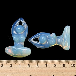 Figuras de diosa del yoga talladas en opalita.&nbsp;DJEW-D012-06G