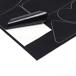 Nylon selbstklebendes Tuch Aufbügeln/Aufnähen&nbsp;LS-DIY-WH0196-22B
