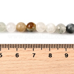 Naturquarzkristall & Rhodochrosit & Rosenquarz & Amethyst & Erdbeerquarz & Turmalinquarz/schwarze Rutilquarzperlenstränge&nbsp;G-B143-A01-6mm